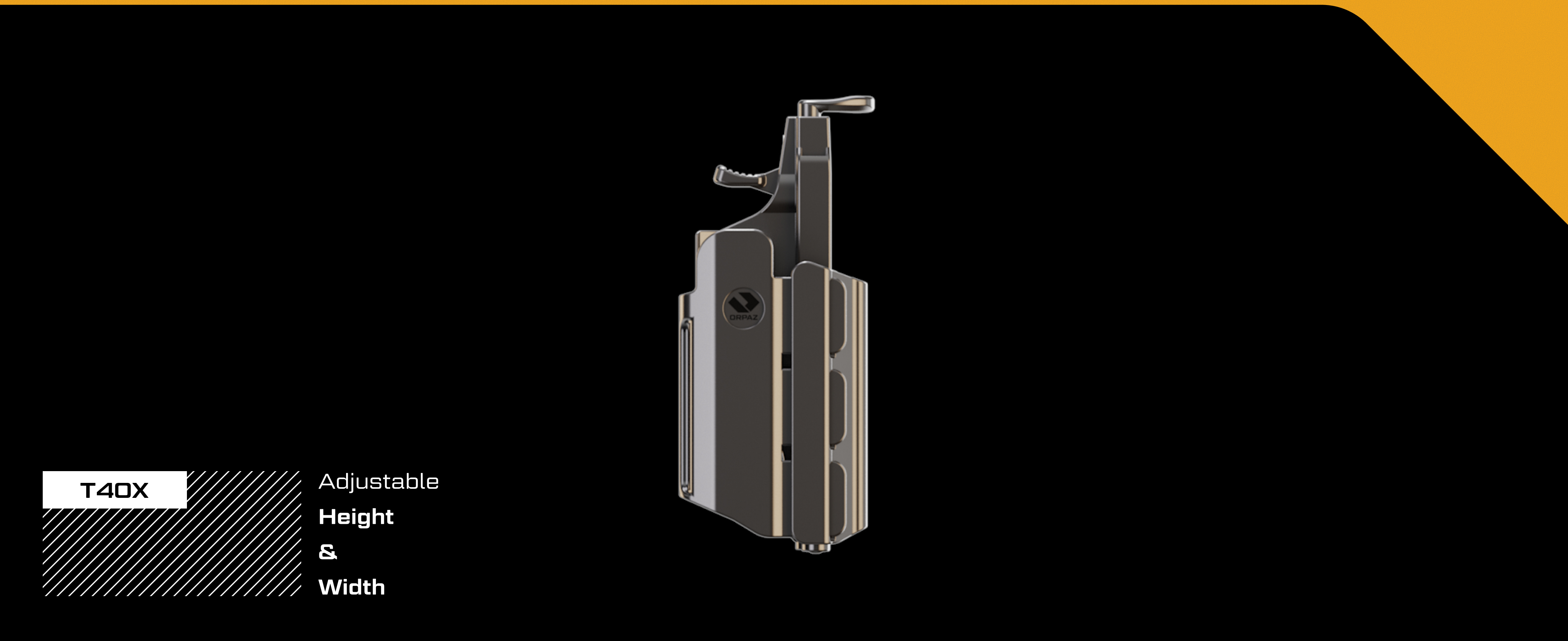 Amazon.com : Orpaz T40 Pro G19 Light-Bearing Holster, Level 3 OWB